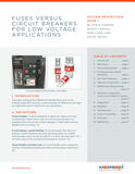 Cover of SP1 - Fuses VS Circuit Breakers for Low Voltage Applications - Tech Topic